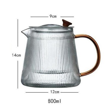 чайный сервиз из прозрачного стекла