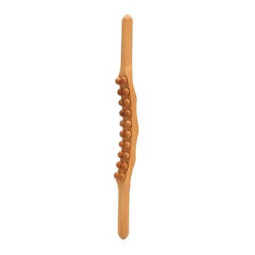 Body Gua Sha Stick Muscle Relaxing 20 Beads Wooden