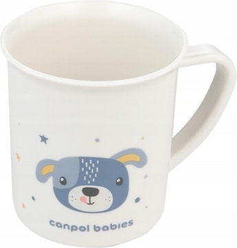 CANPOL Kubek plastikowy z uchem CUTE ANIMALS Piesek 170ml