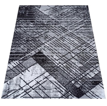 Modny dywan 120x170 Canvas Soho 14-szaro-czarny