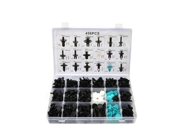 ZESTAW SPINEK i KOŁKÓW SAMOCHODOWYCH 456 szt