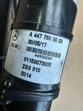 MERCEDES VITO VIANO 447 MECHANIZMUS ZVEDÁNÍ KRYT VZPĚRA/TLAKOVAČ ELELKTRICKÝ