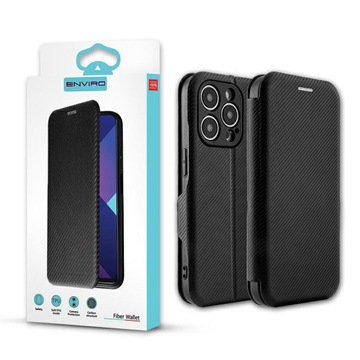 Etui Kabura Książka ENVIRO CARBON Pokrowiec do Xiaomi Redmi Note 13 4G