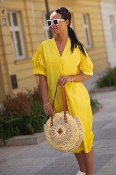 Sukienka BASTET new collection żółta L