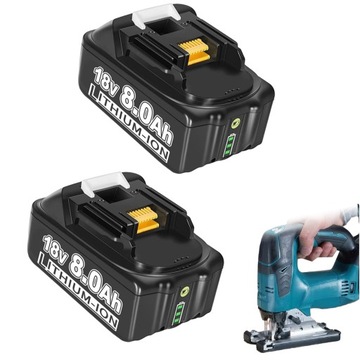 MAKITA AKUMULATOR BATERIA 18V BL1860,BL1850,2 SZTUKI