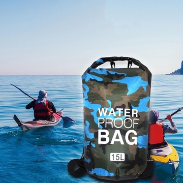 Wodoodporna torba z paskiem na ramię Torba do raftingu