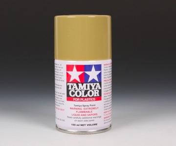 MODELARSKA FARBA W SPRAYU CIEMNO ŻÓŁTA TAMIYA 100ml TS-3 DARK YELLOW (MATT)