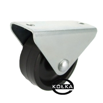 Koło meblowe fi. 40 mm tworzywowe w obu.stałej