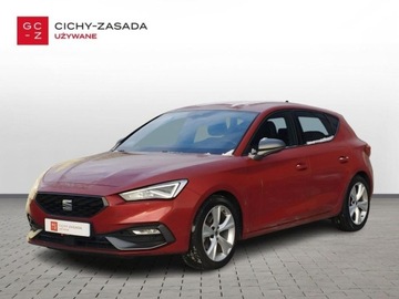 Seat Leon III Hatchback Facelifting 1.5 EcoTSI 130KM 2020 Seat Leon 1.5 TSI 130KM FR Cujniki LED Virtual Android Salon PL