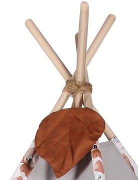 Namiot Tipi Teepee Wigwam Mata+3 zwierzaczki leśne