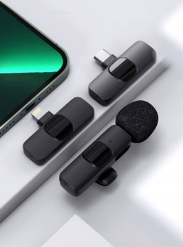 МИКРОФОН ДЛЯ БЕСПРОВОДНОГО ТЕЛЕФОНА 2 ШТ. BLUETOOTH USB C ANDROID