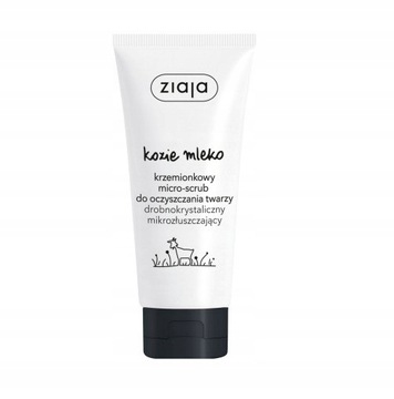 Ziaja KOZIE MLEKO Krzemionkowy micro-scrub do oczyszczania twarzy 75ml tuba