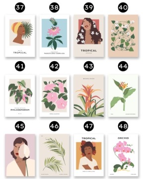 ПОСТЕРЫ ДЛЯ ДОМА НА НАСТЕНУ НАБОР ИЗ 3-Х ПОСТЕРОВ А3