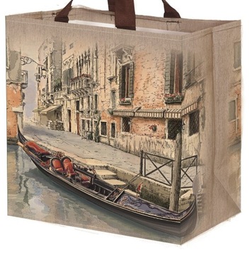 Torba Materiałowa na zakupy 38x22x40 cm Duża torba