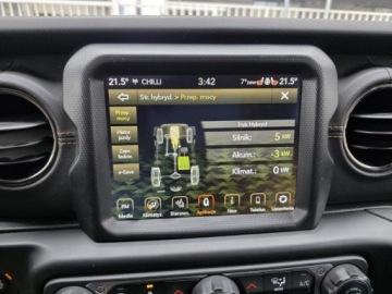 Jeep Wrangler IV Sahara Plug-In Seria 6 2.0 4xe 381KM 2023 JEEP WRANGLER Sahara High Altitude, 2.0l 4xe Plug-in-Hybrid 381KM 17,652km, zdjęcie 16