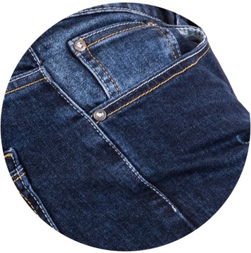 Spodnie męskie granatowe JEANSOWE VINTAGE DENIM ALUSI r.33