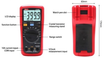 Мультиметр переменного/постоянного напряжения UT136C+