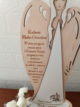 Благодарность крестным родителям и первому причастию