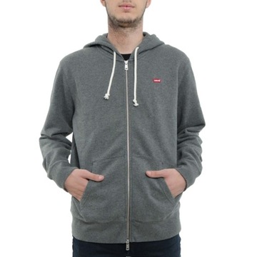 Levis Bluza męska NEW ORIGINAL ZIP UP CHARCOAL H 34584-0000-XXL