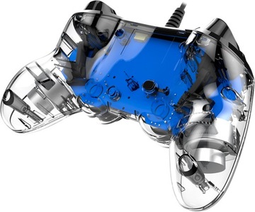 Компактный контроллер NACON для PS4, светящийся синим цветом