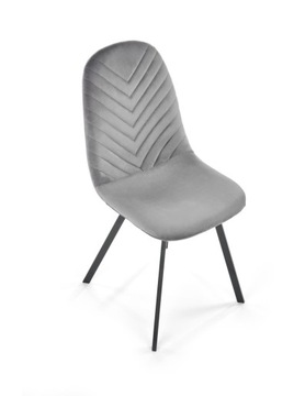 Krzesło K462 K-462 POPIEL VELVET JADALNIA KUCHNIA