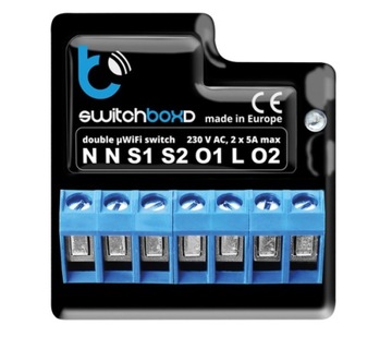 ShutterBox BleBox sterownik rolet 230V WiFi