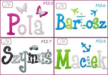 7-БУКВЕННЫЕ БУКВЫ НА СТЕНЕ, 3 БЕСПЛАТНЫХ ДЕКОРА