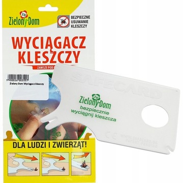 PRZYRZĄD DO BEZPIECZNEGO USUWANIA WYCIĄGANIA KLESZCZY KARTA WYCIĄGACZ