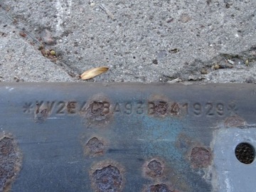 VOLVO FL6 00-06 РАМА ПРАВАЯ СТОРОНА 22.5 640x30CM #119