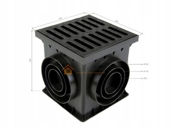 ЛЮК С РЕШЕТКОЙ 25 х 25 КИНЕТ Линейный дренаж