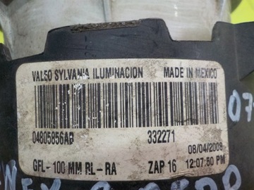 DODGE JOURNEY 09R 5D HALOGEN LEVÝ 04805856AB