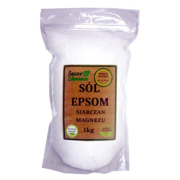 SÓL EPSOM 1kg DO KĄPIELI SIARCZAN MAGNEZU