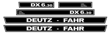 Naklejki ciągnik Deutz-Fahr DX 6.30