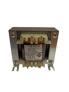 Transformator głośnikowy TGR 50/T02 110V 120V 8Ohm