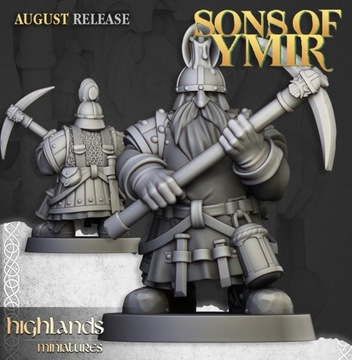 Dwarfs Miners #2 - Highlands Miniatures