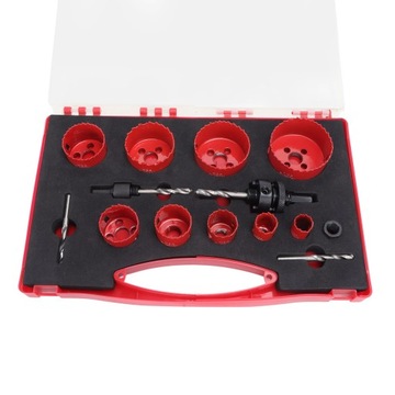 Набор кольцевых пил для сверления из быстрорежущей стали