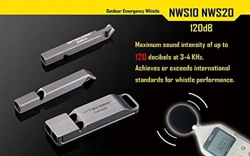 Свисток Nitecore Titanium Emergency Whistle NWS10,