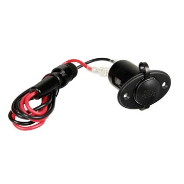 GNIAZDO ZAPALNICZKI Z KLAPKĄ MONTAŻOWE HERMETYCZNE WODOODPORNE