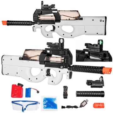 _ P90 PISTOLET KARABIN AUTOMAT NA KULKI ŻELOWE_