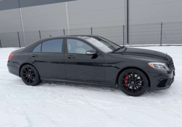 Mercedes Klasa S W222 Limuzyna wersja długa AMG S 63 AMG 585KM 2017 Mercedes-Benz Klasa S 4x4 S63 AMG 5.5 Benz 585 KM 2017r Bezwypadkowy Wa, zdjęcie 5