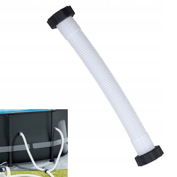 WĄŻ KARBOWANY RURA DO BASENU POMPY FILTRA DLA INTEX/BESTWAY 40CM