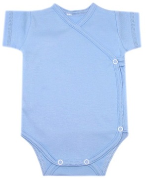 BODY KOPERTOWE Z KRÓTKIM RĘKAWEM 56 BŁĘKITNE /23/