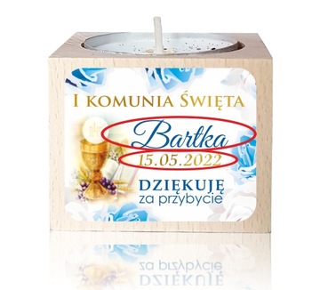 10 шт. Подсвечник Спасибо Причастие