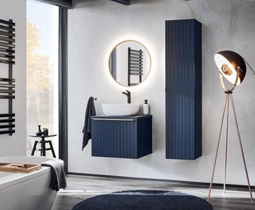 ZESTAW MEBLI ŁAZIENKOWYCH SANTA FE DEEP BLUE 60 CM