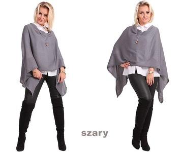 PASMANTEX ASTI WYJĄTKOWA NARZUTKA PONCHO BAWEŁNA