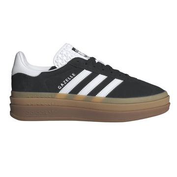 Buty damskie trampki adidas Gazelle Bold IE0876 zamszowe czarne 36 2/3