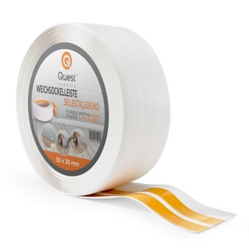 Listwa QUEST PCV 50x20mm 25m biały