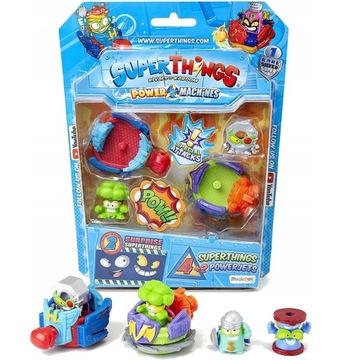 SUPER ZINGS SERIA 7 ZESTAW 2 PowerJet + 4 FIGURKI