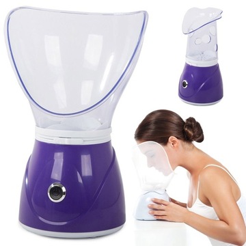 SAUNA PAROWA DO TWARZY INHALATOR KOSMETYCZNA NAWILŻACZ SKÓRY MGIEŁKA