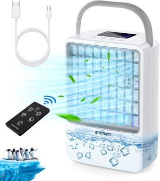 Przenośny mini klimatyzator Wentylator biurkowy